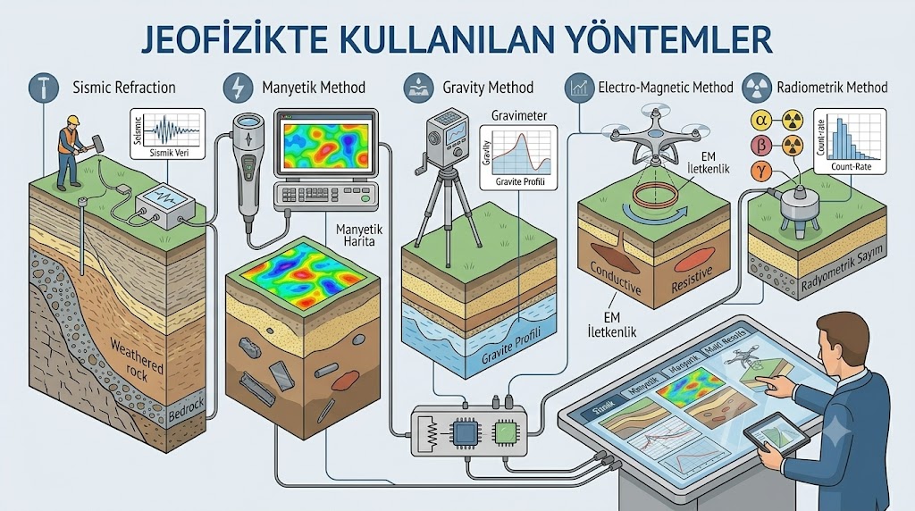 jeofizikte yöntemler